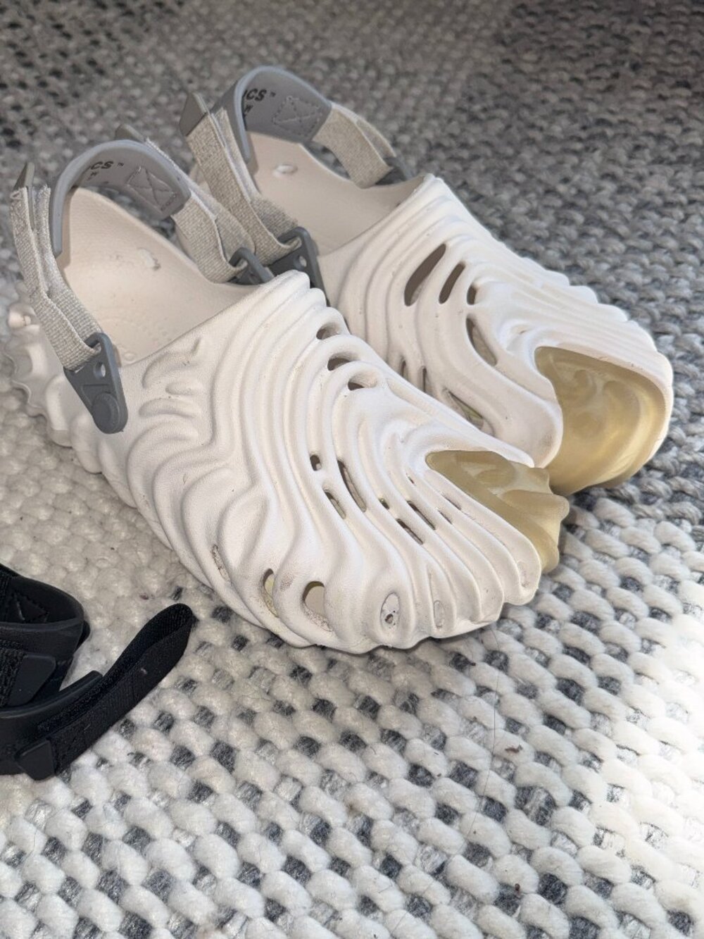 Salehe Bembury x Crocs Pollex (Friends and Family) Spackle Almost White Clogs